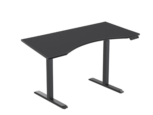 1-Motor Desk, Programmable with 5ft Curved Top.