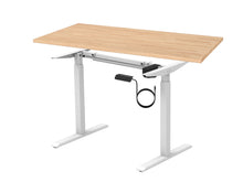 Load image into Gallery viewer, 1-Motor Desk, Programmable with Solid Beech Hardwood Top