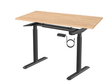 Load image into Gallery viewer, 1-Motor Desk, Programmable with Solid Beech Hardwood Top