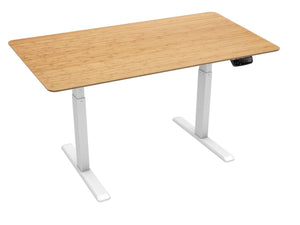 2-Motor Desk, Programmable with Bamboo Top