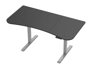 1-Motor Desk, Programmable with 3-Piece Curved Top