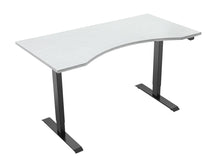 Load image into Gallery viewer, 1-Motor Desk, Basic Controls with 5ft Curved Top