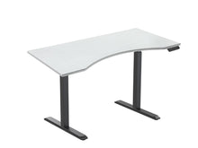 Load image into Gallery viewer, 1-Motor Desk, Programmable with 5ft Curved Top.